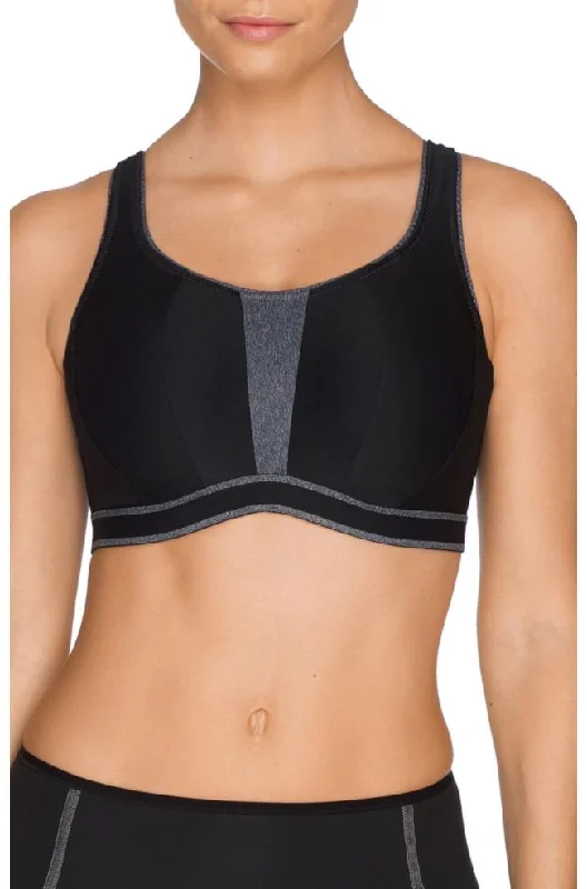 plunge t - shirt bras for a sleek appearanceThe Sweater UW Sports Bra (Black)