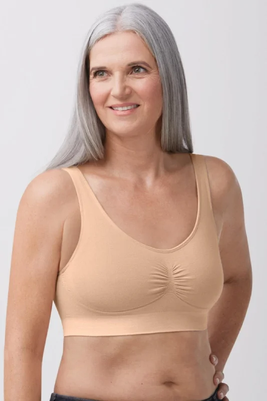 convertible sports bras for versatile useAmoena Becky Wire Free Mastectomy Bra - Rose Nude