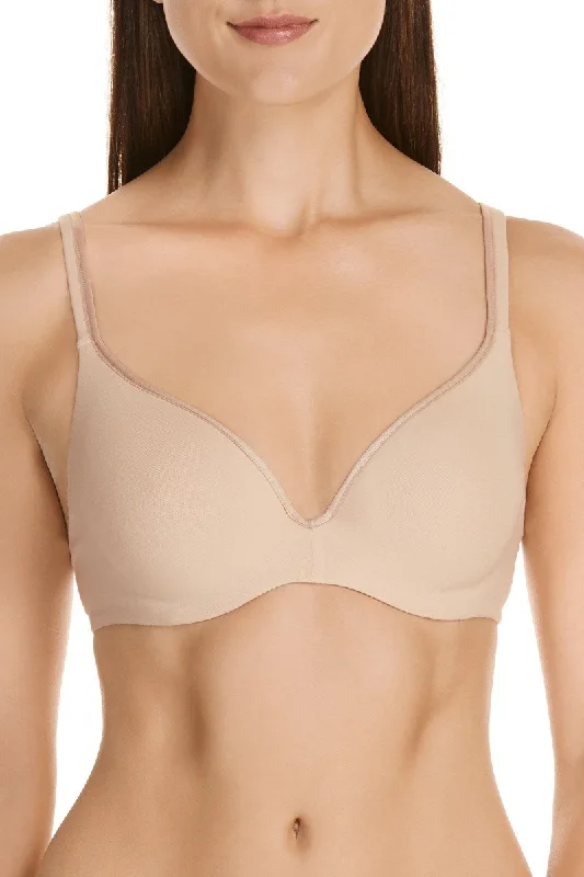 plus size bralette bras for comfortBarely There Cotton TShirt Bra (Soft Powder)