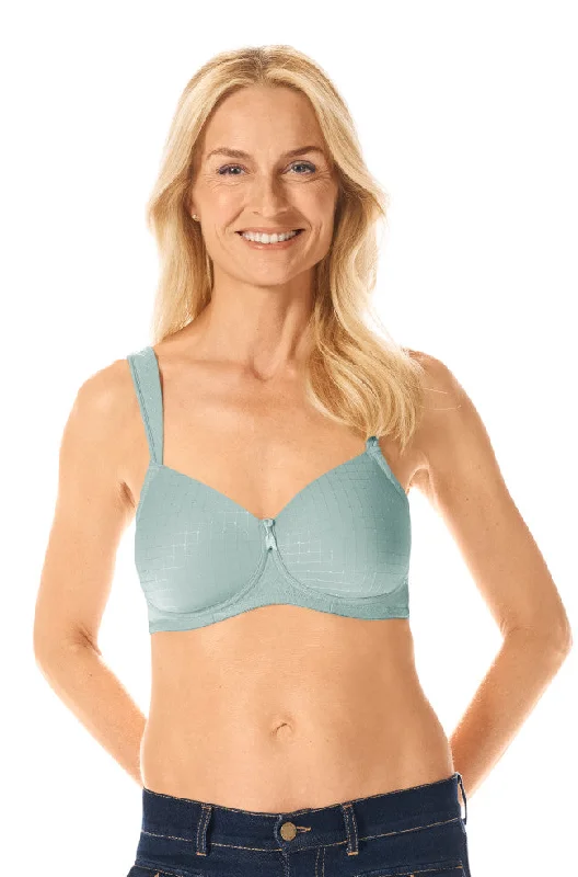 plus size bralette bras for comfortCara Padded Non-Wired Bra (Mint)