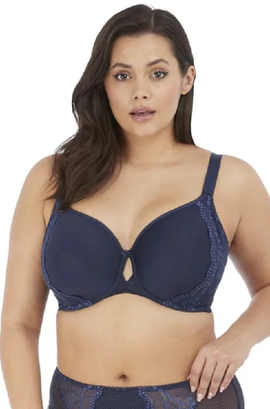 underwire sports bras for extra stabilityCharley Spacer UW Moulded Bra (Navy)