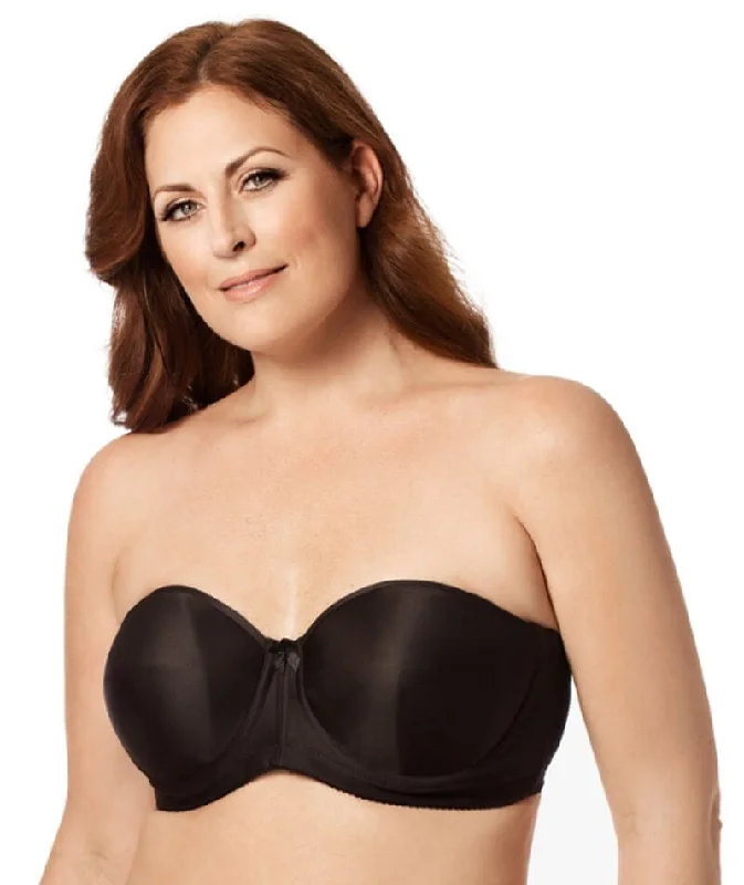 nursing bras for new mothersElila Molded Spacer Underwired Strapless Bra - Black