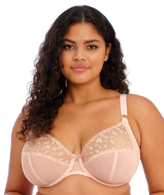 minimizer bras to reduce bust sizeElomi Namrah Underwired Bandless Plunge Bra - Pale Blush