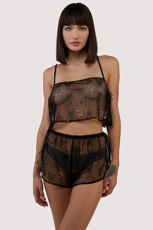 sexy lace push up bras for special occasionsFaith Astrology Embroidery Sheer Cami Set