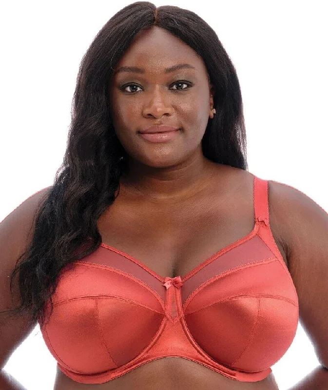 convertible sports bras for versatile useGoddess Keira Underwired Banded Bra - Mineral Red