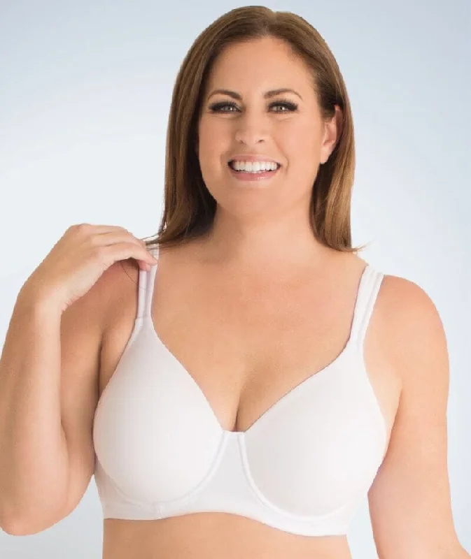 sleep bras for all night comfortLeading Lady Lightly Padded Contour Underwired Bra  - White