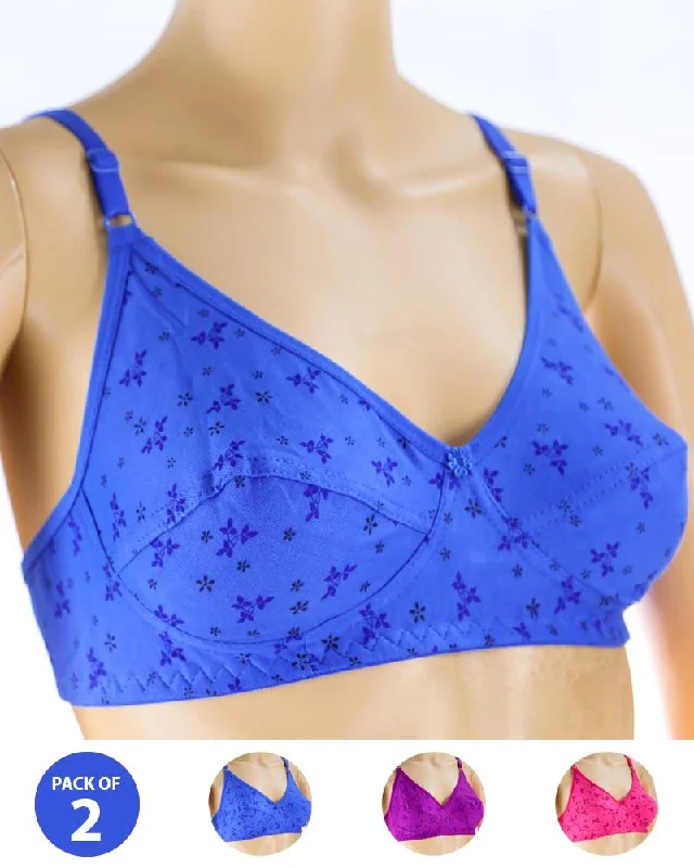 plunge bras for low cut topsPack of 2 Madam Bra - i21 - Non Padded Bra - Non Wired Bra