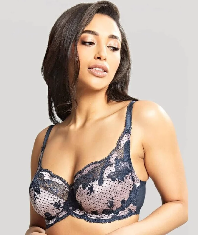 minimizer underwire bras for more controlPanache Clara Full Cup Underwired Bra - Navy Pearl