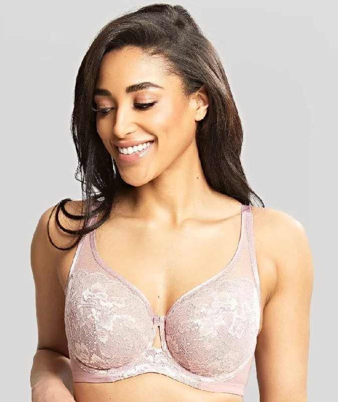 seamless backless bras for summer dressesPanache Sabrina High Apex Balconnet Bra - Vintage Pearl