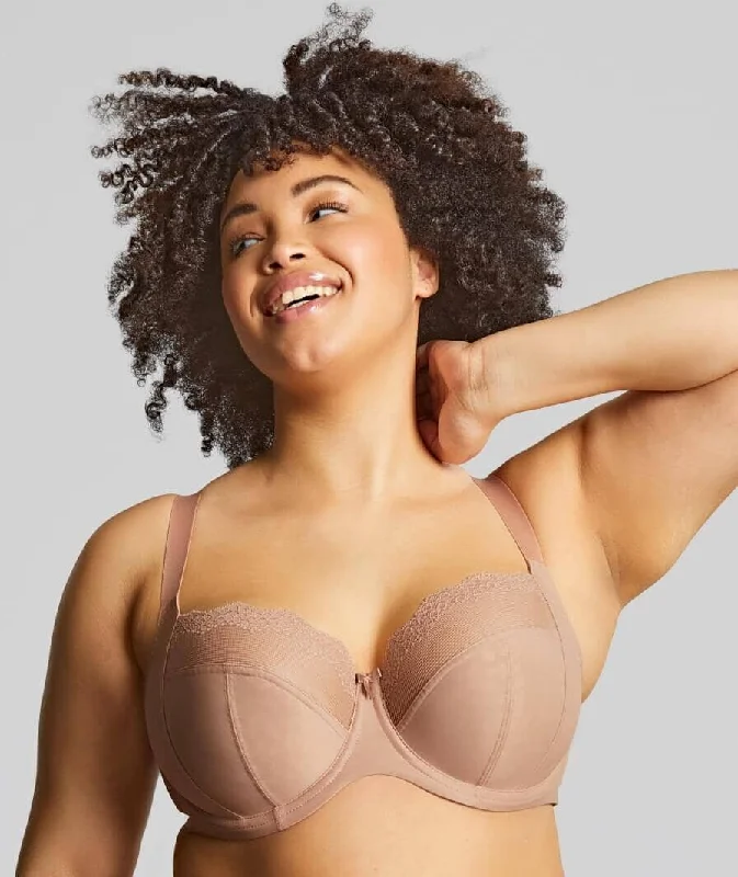 plunge bras for low cut topsSculptresse Esme Underwired Balconnet Bra - Mocha Animal