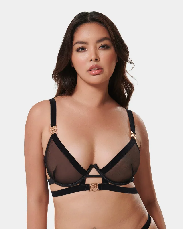 sexy lace push up bras for special occasionsThalia Bra Black