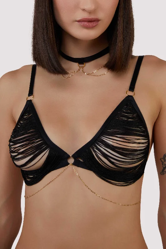 plunge t - shirt bras for a sleek appearanceAfter Dark Kiera Collar