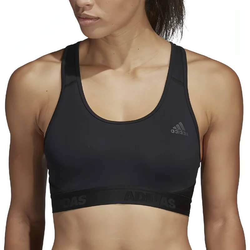 anti - odor women sport bra for freshnessadidas Don't Rest AlphaSkin Womens Sports Bra - Black