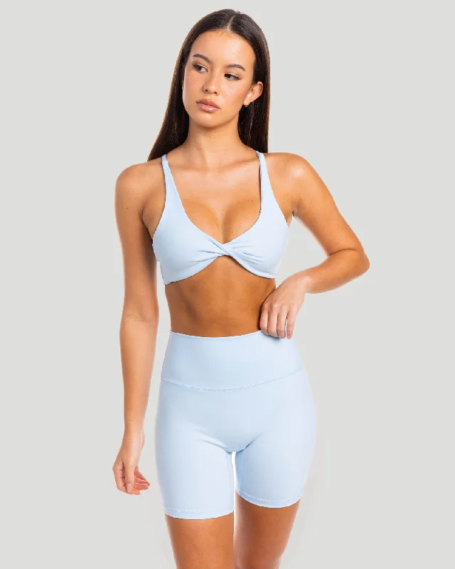 seamless women sport bra for smooth under clothesAura Vantage Bra - Sky Blue