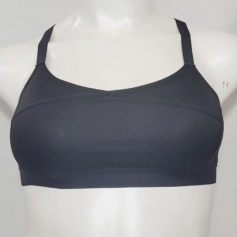 water - resistant women sport bra for water sportsChampion C9 N9704 Mesh Cami Wire Free Sports Bra 2XL XXL Black NWT