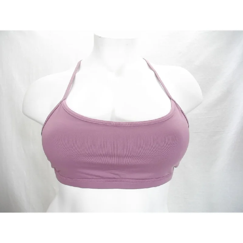 moisture wicking women sport bra for drynessEverlast Wire Free Mesh Racerback Sports Bra XL X-LARGE Purple Very Grape NWT