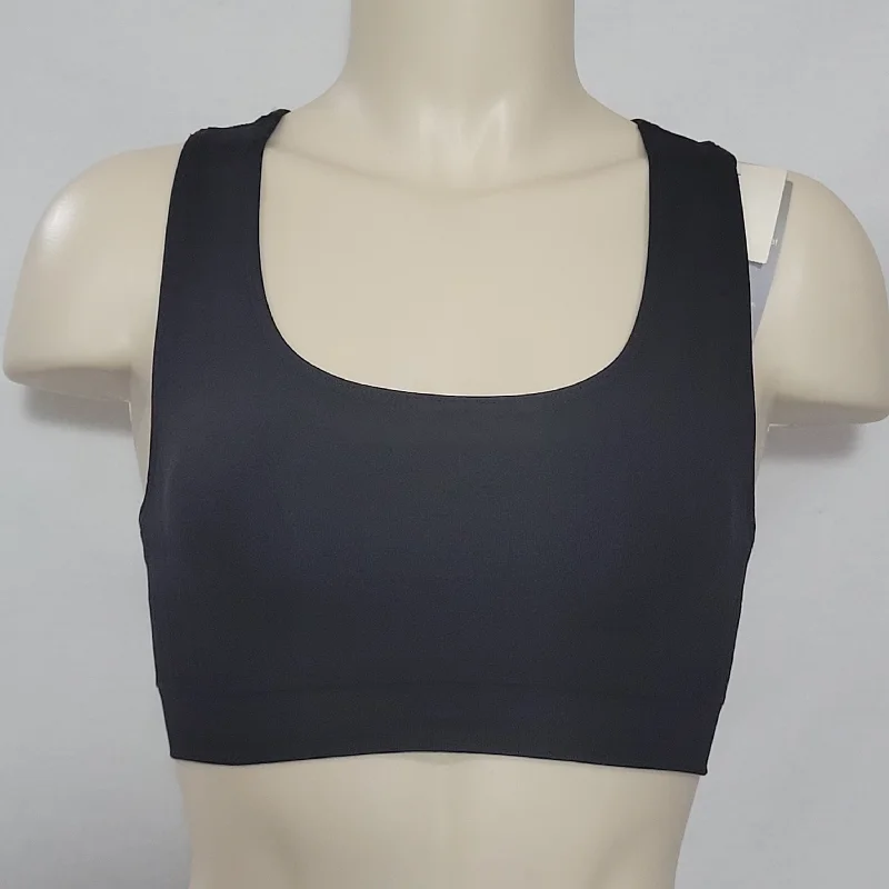 sleep women sport bra for comfortable restHanes HC35 Wire Free Sports Bra MEDIUM Black NEW WITH TAGS