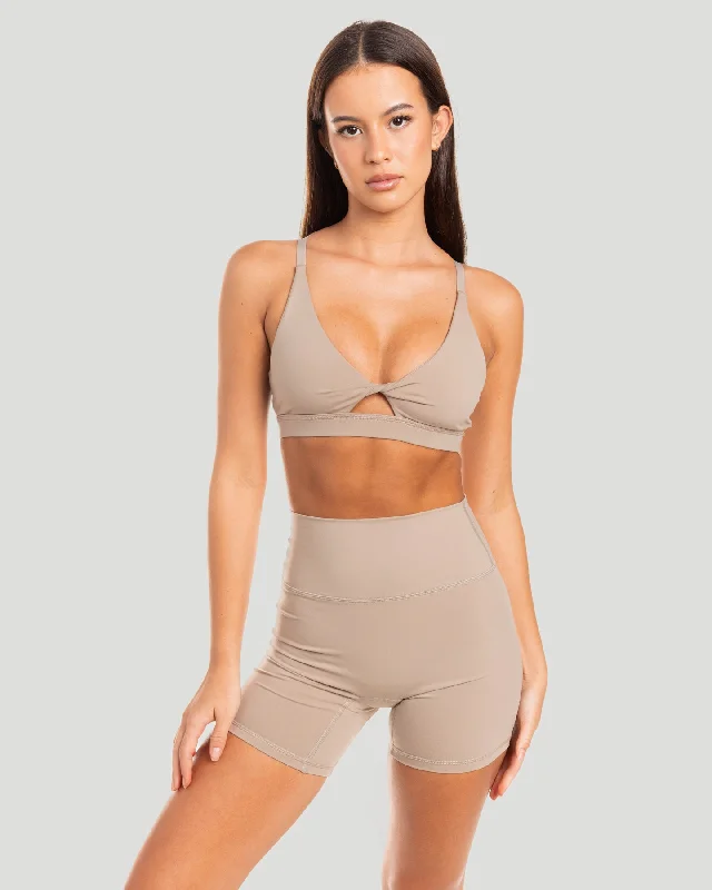 breathable women sport bra for ventilationMicro Twist Bra - Vintage Khaki