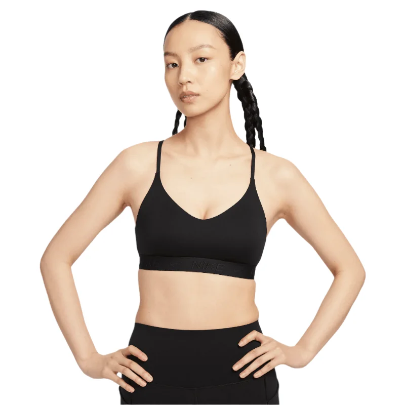 petite women sport bra with proper fitNike Women's Indy Light Support Padded Adjustable Sports Bra