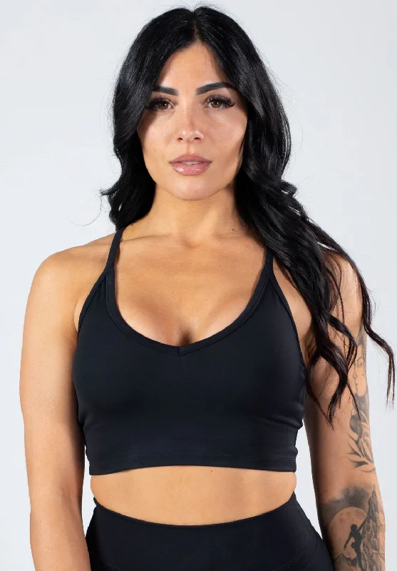 convertible women sport bra for versatilityRecStretch Legend Brami Black