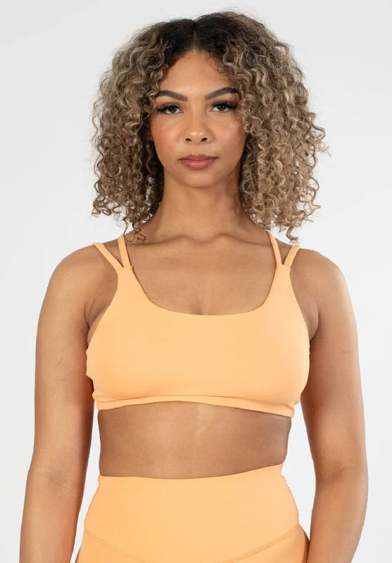 plus size women sport bra for full supportRecStretch Radiate Bra Orangesicle