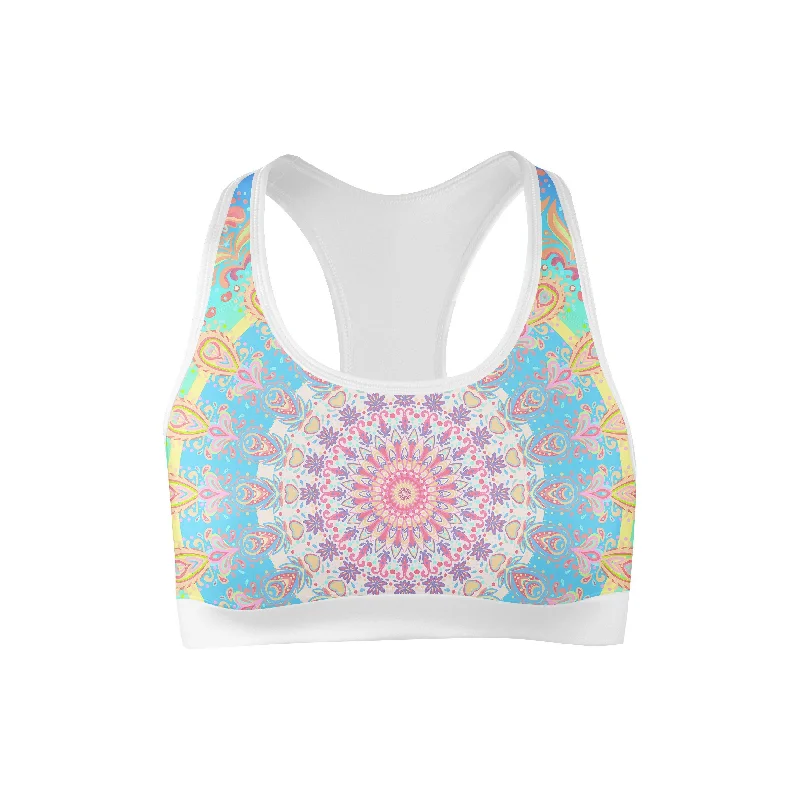 matching women sport bra and leggings setsStrength Mandala Sports Bra