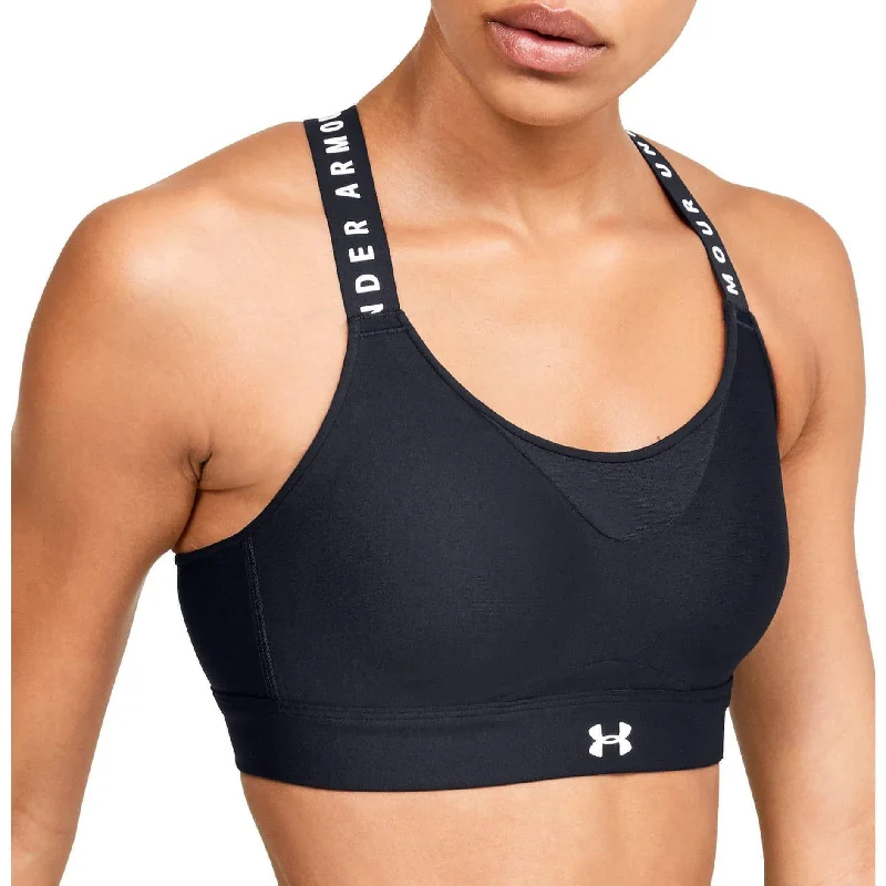 black women sport bra for a classic styleUnder Armour Infinity High Womens Sports Bra - Black